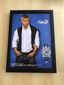 Amazon.co.jp: kj 額装品 本田圭佑 GaGa MILANO 時計 貴重写真
